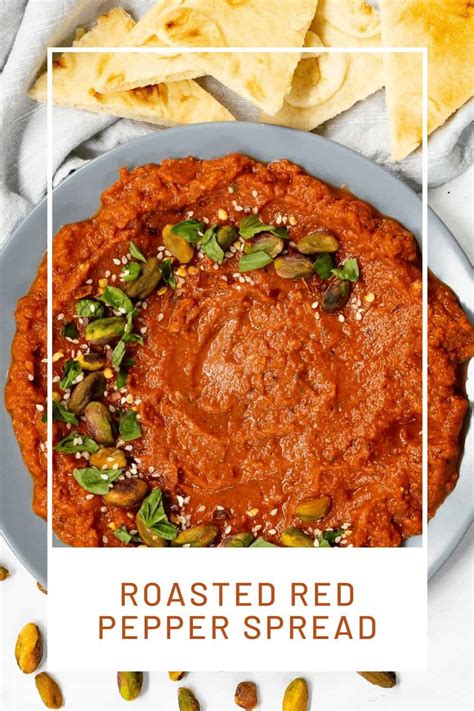 Roasted Red Pepper Spread Intentional Hospitality