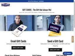 Only use websites linked from the company's official site, or the website printed on the back of the card. Champs Sports | Gift Card Balance Check | Balance Enquiry ...