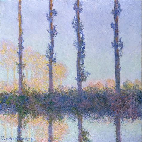The Four Trees Claude Monet 29100110 Work Of Art Heilbrunn