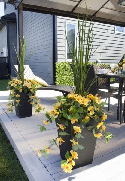 While pruning in spring can delay flowering, it is a good time to trim away dead or damaged parts. Outdoor | Flower pots outdoor, Potted plants patio ideas ...