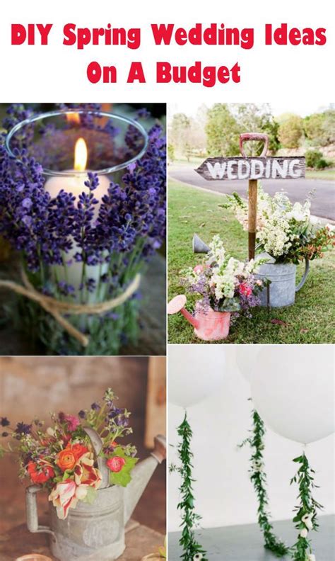 Creating your wedding budget can be tricky if you have no idea how much things actually cost, which is why we wanted to break it down for you below. 20 Creative DIY Wedding Ideas For 2016 Spring | Spring ...