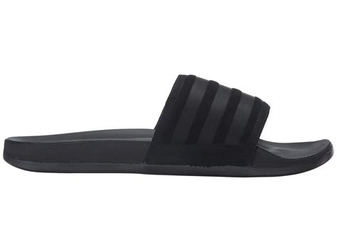 Adidas Synthetic Adilette Cloudfoam Explorer In Black For Men Lyst