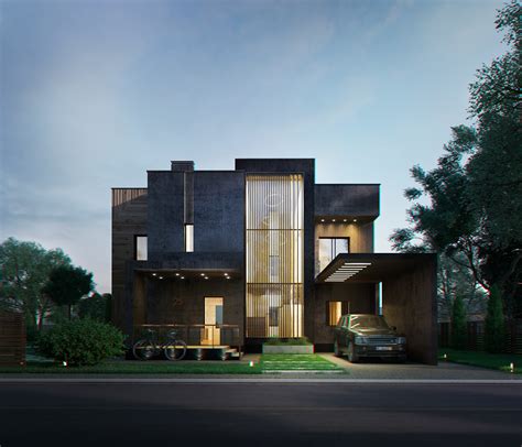 Zs House Exterior Design Behance