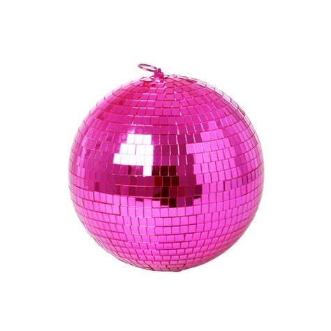 Pink Disco Ball 20cm Retro Kids