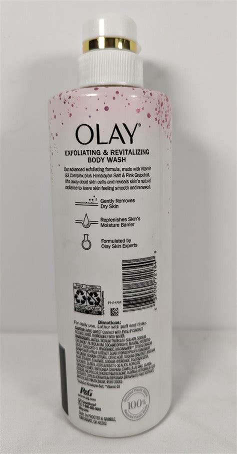 Olay Exfoliating And Revitalizing B3 Himalayan Salt And Pink Grapefruit