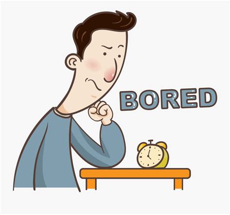 Yawn Clipart Bored Person Feel Bored Free Transparent Clipart