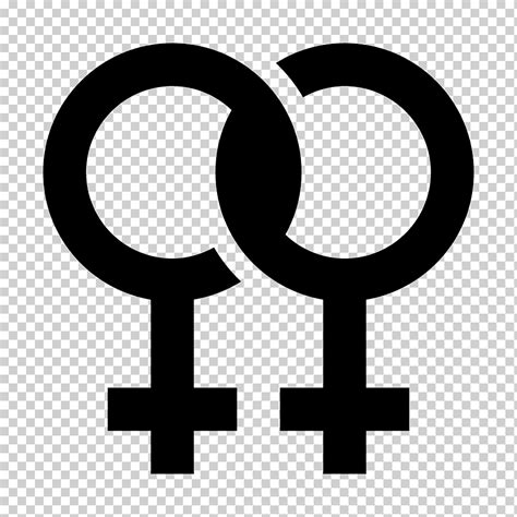 Iconos De Computadora Lesbiana Femenina Homosexualidad Símbolo