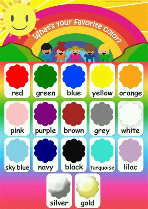 Color Name Color Flashcards Printable Flash Cards Teaching Colors