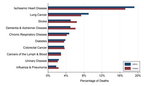 Public Health Sudbury And Districts Leading Causes Of Death