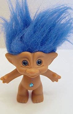 Adorable little troll doll with long pink hair * he is 7 inches tall including his hair. Troll Dolls