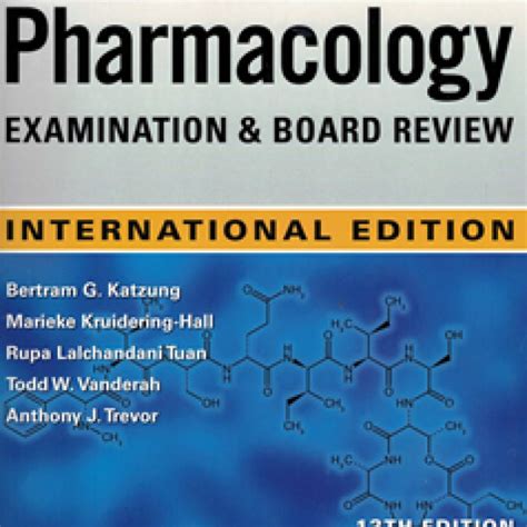 Katzung And Trevors Pharmacology Examination And Board Review 合記書局台中店