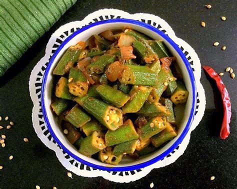 From reducing diabetes, cholesterol & obesity to healing sun stroke and from skin benefits to hair benefits. Lady Finger Recipes / Easy Ladies Finger Fry Vegan Dassana ...