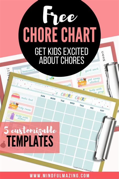 5 Simple Steps To Create A Chore Chart For Kids That Works In 2020