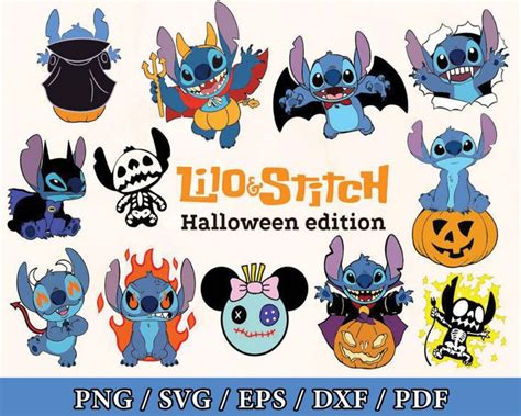 Stitch Halloween Svg Bundle - BESTSVGTRENDY | Stitch drawing, Halloween