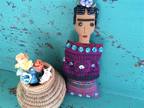 Ninas Frida Kahlo Doll Ninas Frida Doll Folk Art Etsy