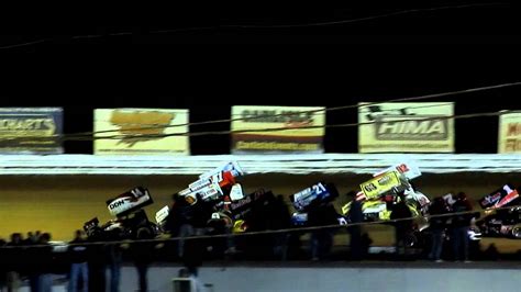 World Of Outlaws 4 Wide Salute Williams Grove Speedway Youtube