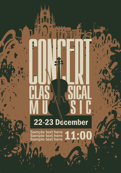 Check spelling or type a new query. Classical music retro concert poster template 06 free download