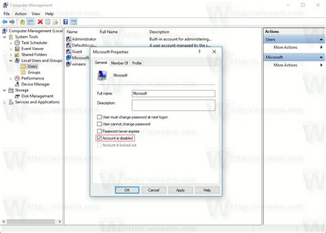How To Disable Or Enable A User Account In Windows 10