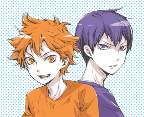 Kageyama and Hinata - Haikyuu!!(High Kyuu!!) Fan Art ...