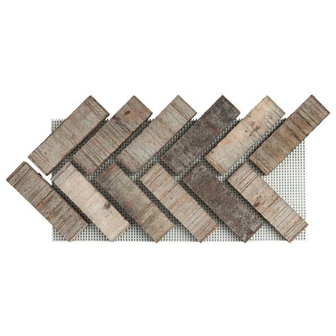 Boston Mill Thin Brick Herringbone Panel Ledger 27 X 125 100823830