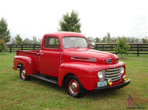 1950 Ford Pickup F1 Restored Red