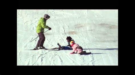 Kids Funny Ski Crash Youtube
