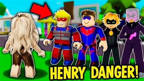 I Got Adopted By Henry Danger Superheroes In Brookhaven Roblox