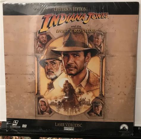 INDIANA JONES AND The Last Crusade Letterbox Edition Laserdisc SEALED