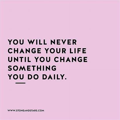 Habits Quotes Habit Change Daily Motivational Never