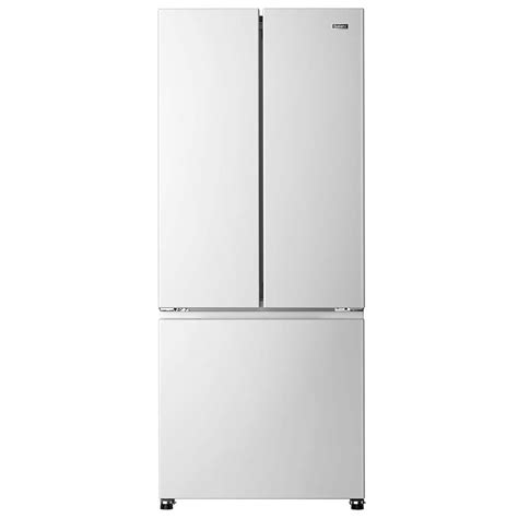 Galanz In W Cu Ft French Door Refrigerator In White