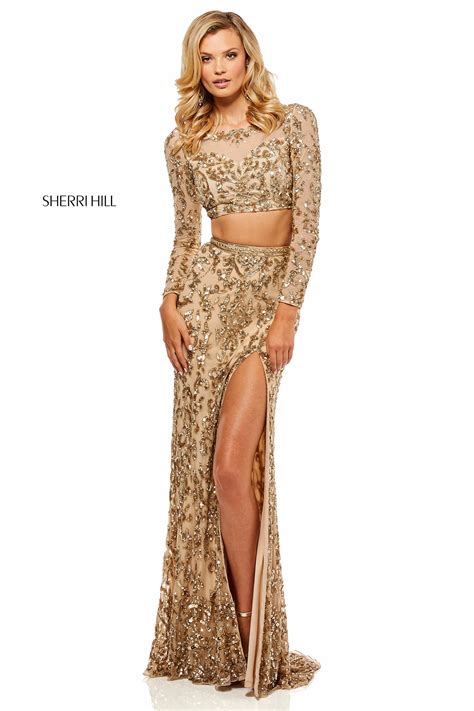 Shop for your 2022 prom dress online or in our virginia beach, va store. Sherri Hill 52459 Gold Dress