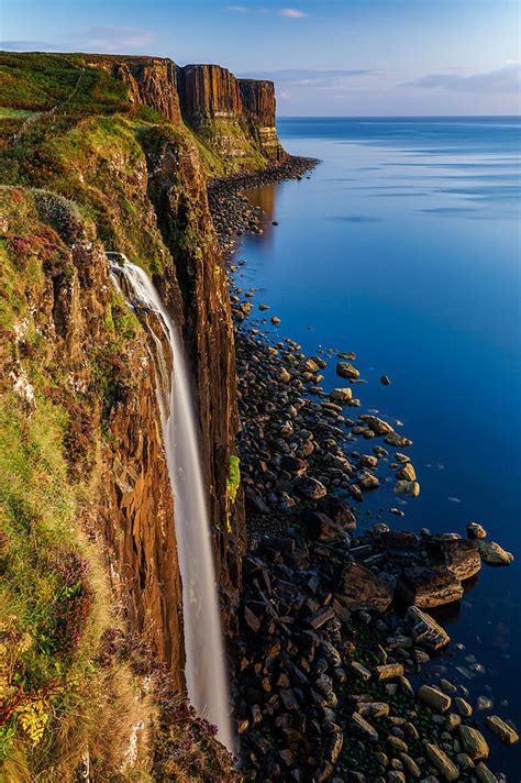 Kilt Rock Waterfall In Isle Of Skye Scotland Photograph By George