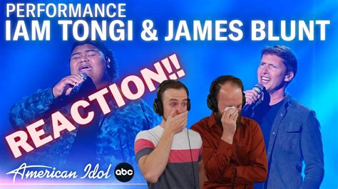 Iam Tongi And James Blunt Super Emotional Reaction To Duet Of Monsters Youtube