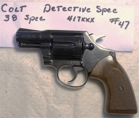 Colt Detective Special Revolver 3rd Issue 38 For Sale