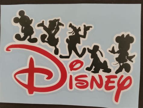 Vinyl Car Decal Disney Characters Free Shipping Etsy Car Decals