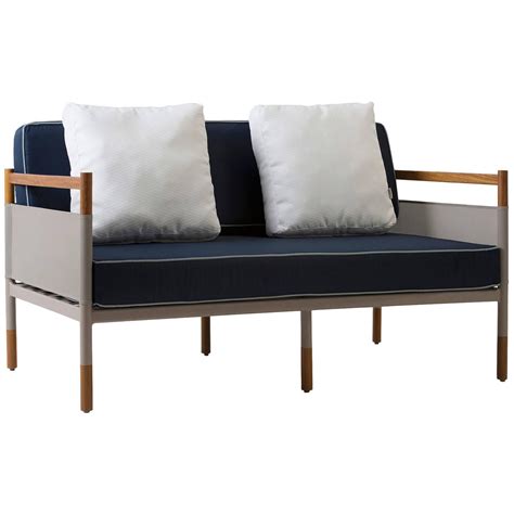 Arca Brazilian Contemporary Wood And Synthetic Fiber Outdoor Sofa By Lattoog For Sale At Stdibs