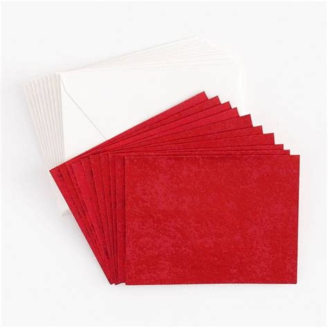 Crushed Red Fine Paper Stationery Set Paper Source Stationery Set