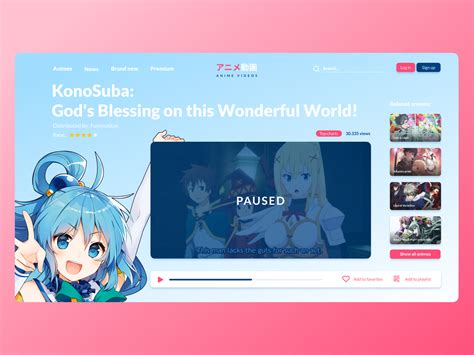 Anime Videos Site Ui Concept By Aitor Espasa Molina On Dribbble