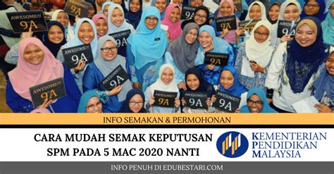 Tarikh penting sijil tinggi persekolahan malaysia 2020. Semakan Keputusan SPM 2019 Diumumkan Mac 5 2020 ~ Ini Cara ...