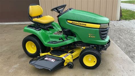 Sold John Deere X320 48” Lawn Tractor Youtube