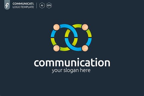 Communication Logo Creative Logo Templates ~ Creative Market