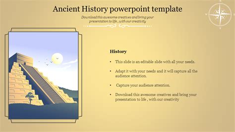 Creative Ancient History Powerpoint Template Slide
