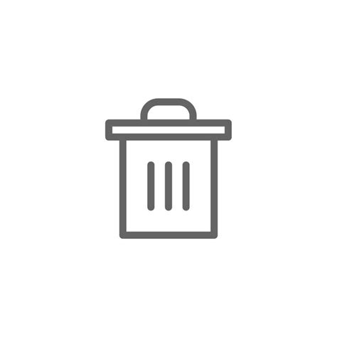 Can Garbage Trash Delete Icon Download On Iconfinder Recycle Bin