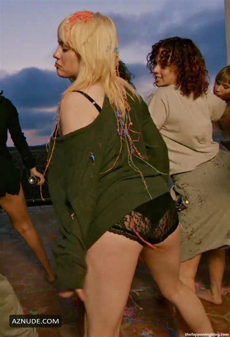 Billie Eilish Sexy Showing Off Her Hot Cleavage In Her Single Lost