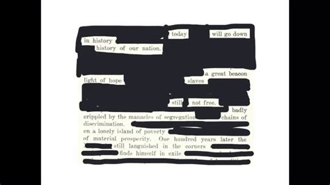 Submit Blackout Poem Here Do Not Forget To Complete The Questions Attached To This Post Apr 5