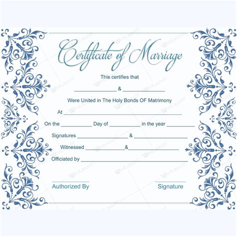 marriage certificate template microsoft word dotxes