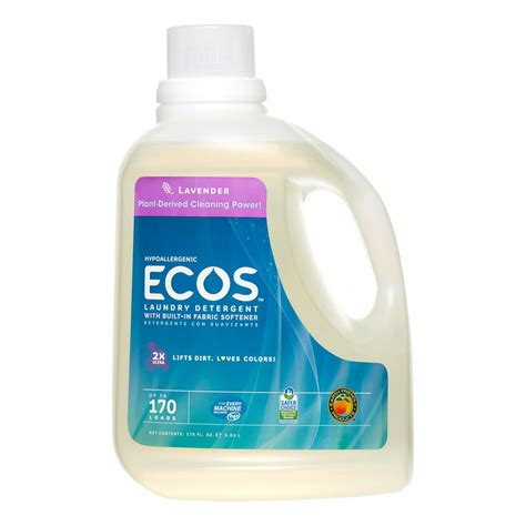 Ecos 2x Ultra Natural Laundry Detergent Lavender 170 Loads Walmart