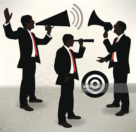 Business Concepts Communication Searching Megaphone Telescope High Res