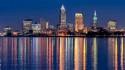 Cityscape 4k Cleveland 5k Night Water States